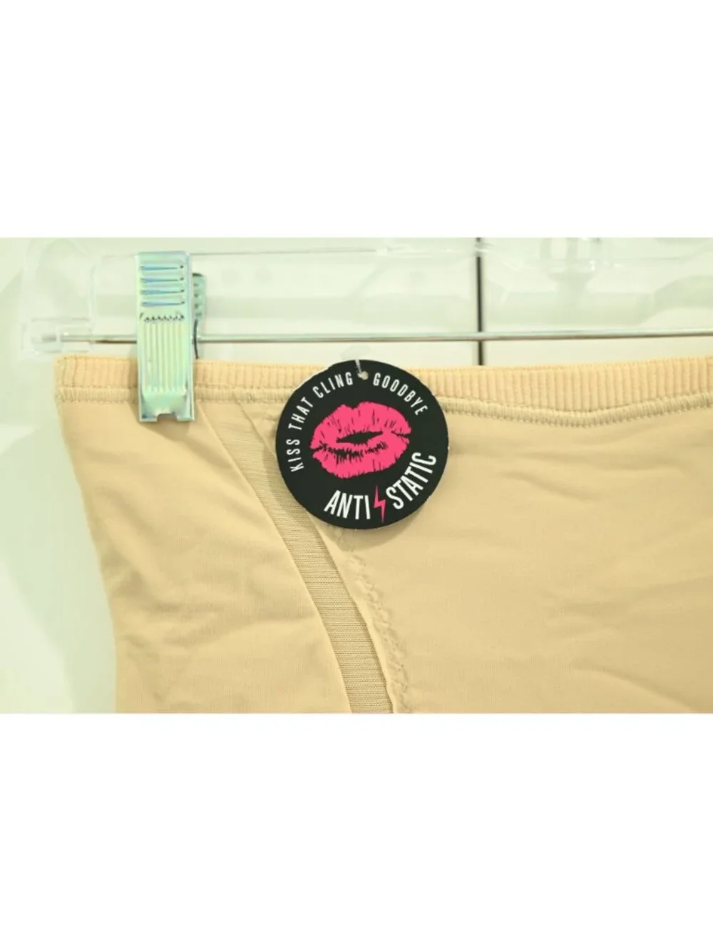 NWT Maidenform High Waist Firm Tummy Control Shapewear Shorts Sz L Beige DM5001